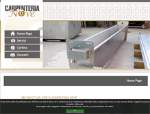 Tablet Screenshot of carpenterianove.com